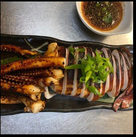 Grilled Whole Squid (MK)